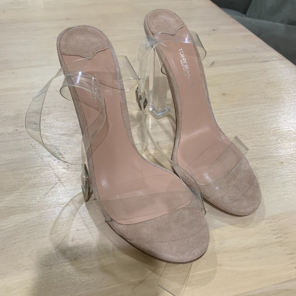 - NEW Tony Bianco Kiki Heel in Clear 0560-0618 - Picture 9 of 12